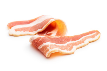 Smoked bacon strips.