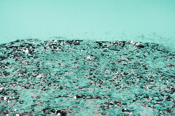 Silver glitter background