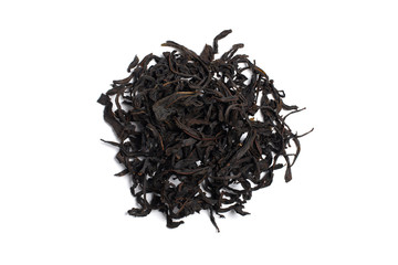 Dried fermented willow-herb, isolated on white background.