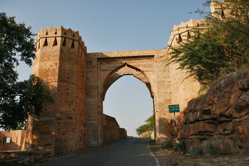 Fototapeta premium Laxman Pol, Chittorgarh Fort, Udaipur, Rajasthan, India