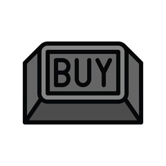 buy option button related to black friday vector in filled style