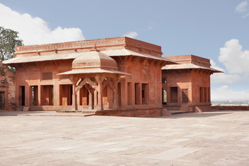 Treasury Kiosk (Astrologer Seat), Fatehpur Sikri, Uttar Pradesh, India