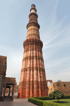 Qutab Minar, Delhi, India, UNESCO, World Heritage Site.