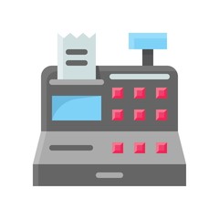 bill machine related to black friday vector in flat design