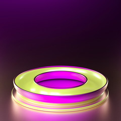 Elegant minimal background. 3d illustration, 3d rendering.