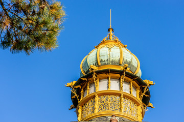 Art roof ornament on Prague hills