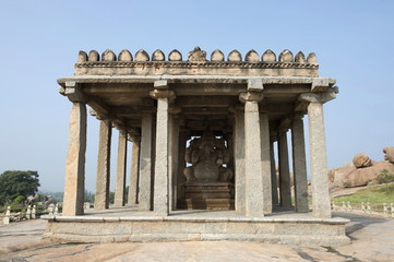 Ganesha Temple, Hampi Monuments, Karnataka , India