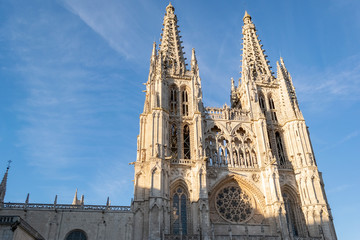 Fototapeta na wymiar Gothic Cathedral of Burgos
