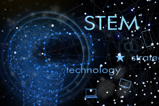 virtual reality goggles. Future innovation technology fantasy. connected dots geometric point line vr headset glass device concept