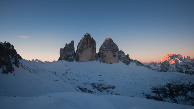Dolomites mountain or the Italian Alps, unesco natural world heritage in Italy