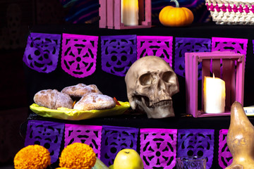 Day of the death altar