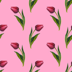 Hand painted floral elements set. Watercolor botanical illustration of eucalyptus, tulip, peony, anemone flowers and leaves. Natural objects