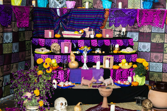 Day of the death altar