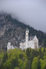Fototapeta na wymiar The most beautiful castles of the Bavarian Alps