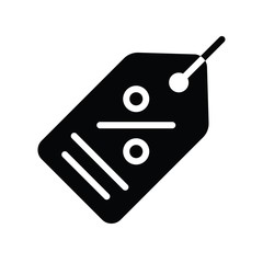 round corner price tag and discount tag vector with solid design