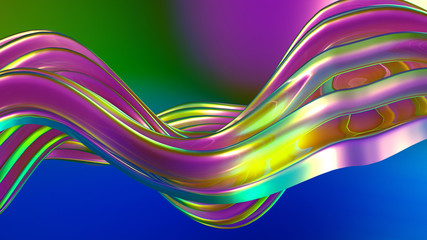 Abstract colorful background. 3d illustration, 3d rendering.