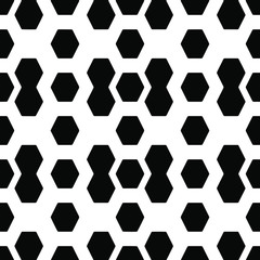 Full seamless modern geometric texture pattern for decor and textile. Black and white shape for textile fabric printing and wallpaper. Abstract multipurpose model design for fashion and home design