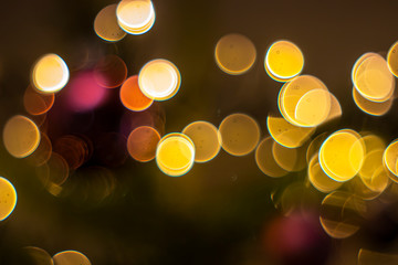 colorful blurry points of light suitable as a perfect atmospheric background for festive occasions