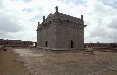 Fototapeta na wymiar Jagadishwar temple at Raigad fort, Maharashtra, India
