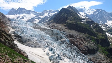enormous glacier