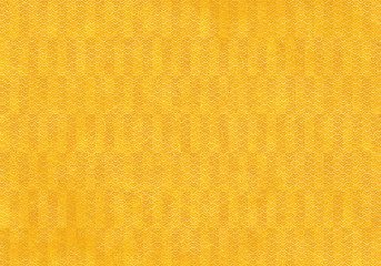 背景：青海波 市松模様 波 海 市松 伝統 和風 和柄 図案 壁紙 テクスチャー 橙 オレンジ 屏風