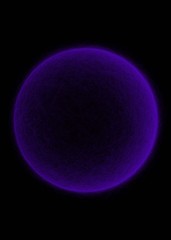 Abstract Generative Art Sphere illustration