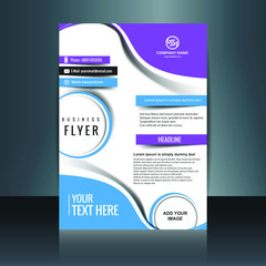 Cover design template for annual report. Abstract modern vector illustration. Cover presentation on a4. Abstract presentation templates. Flyer text font. Ad flyer text. White a4 brochure cover design