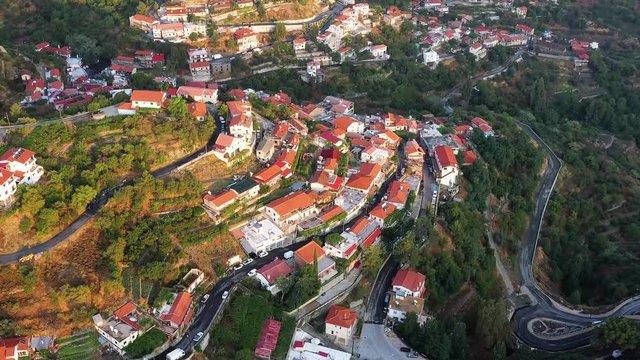 Village of Agros village. Limassol District Cyprus