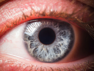 Human eye close up medical detail