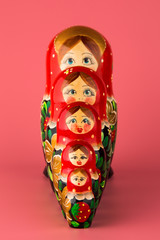 Russian folk wooden doll