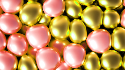 Beautiful background with geometric shape. 3d illustration, 3d rendering.