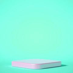 Beautiful background with geometric shape. 3d illustration, 3d rendering.