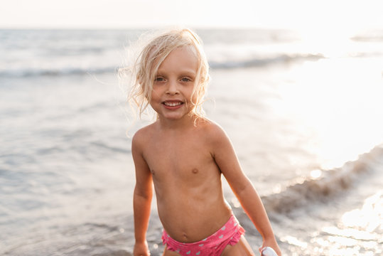 Child On The Beach