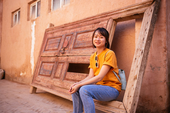 Girl in the Old Town of Kashgar
