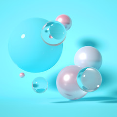 Beautiful background with geometric shape. 3d illustration, 3d rendering.