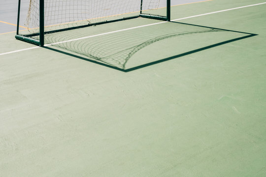 Green Soccer Court Detail