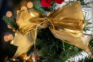 Gold Bow Garland