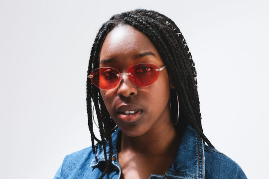 Teenage portraits in studio.