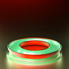 Elegant minimal background. 3d illustration, 3d rendering.