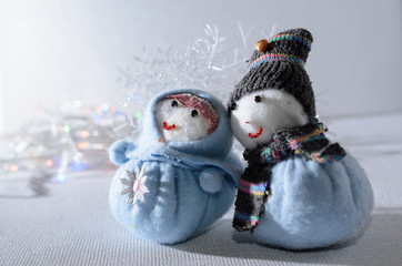 Christmas toys, beautiful blurred background, holiday.