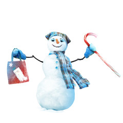 Schneemann - Weihnachtsmotiv