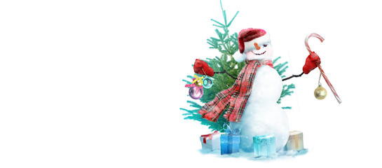 Schneemann - Weihnachtsmotiv