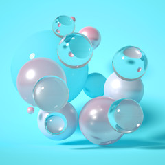 Beautiful background with geometric shape. 3d illustration, 3d rendering.