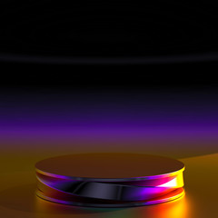 Beautiful background with geometric shape. 3d illustration, 3d rendering.