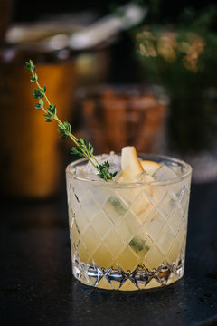 Pear Collins Cocktail