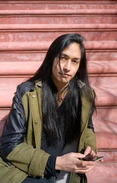 Portrait of Native American man
