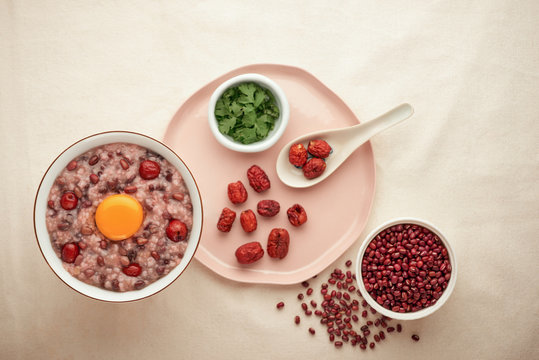Red bean congee.