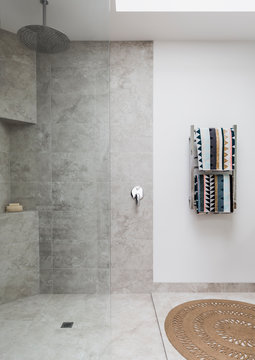 Contemporary rain shower