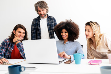 Business group working in the office