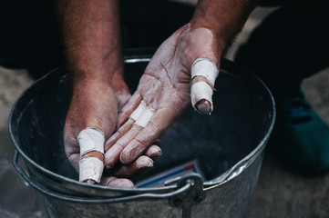 Magnesium Hands Preparing To workout